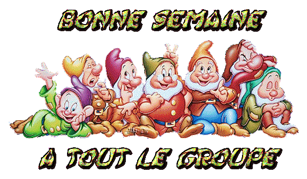 Bonne semaine à tous !